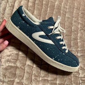 Tretorn splatter paint shoes